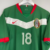 Shop 2006/07 MEXICO A.GUARDADO #18 HOME SHIRT (XL) NIKE, classic football shirts, vintage football shirts & retro soccer jerseys at Cult Kits