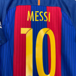 Shop 2016/17 BARCELONA MESSI #10 HOME SHIRT (M) NIKE, classic football shirts, vintage football shirts & retro soccer jerseys at Cult Kits