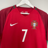 Shop 2016/17 PORTUGAL RONALDO #7 HOME SHIRT (M) NIKE, classic football shirts, vintage football shirts & retro soccer jerseys at Cult Kits