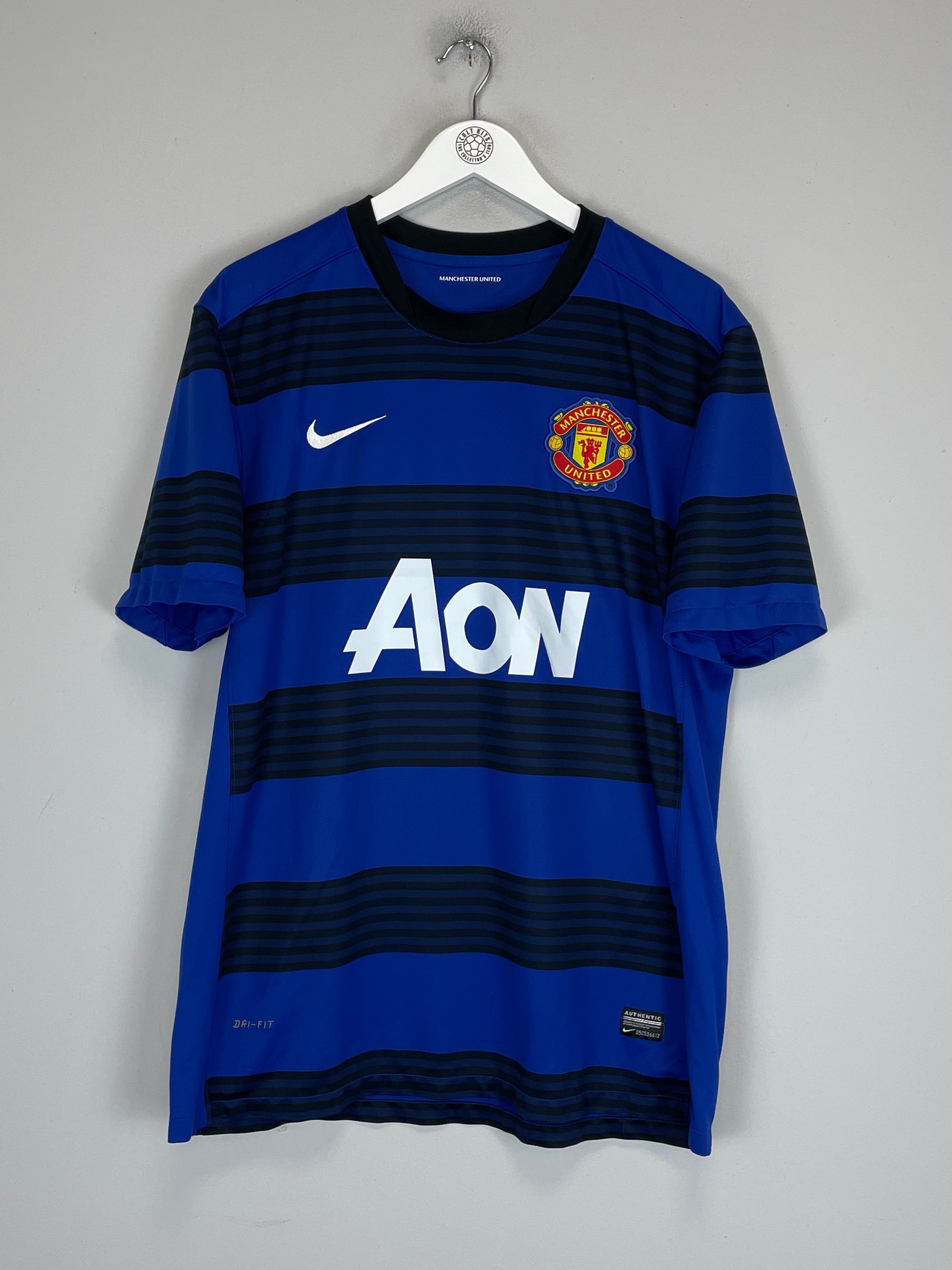Shop 2011/13 MANCHESTER UNITED POGBA #42 AWAY SHIRT (XL) NIKE, classic football shirts, vintage football shirts & retro soccer jerseys at Cult Kits