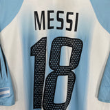 Shop 2004/06 ARGENTINA MESSI #18 HOME SHIRT (XL) ADIDAS, classic football shirts, vintage football shirts & retro soccer jerseys at Cult Kits
