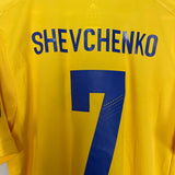 Shop 2011/13 UKRAINE SHEVCHENKO #7 HOME SHIRT (L) ADIDAS, classic football shirts, vintage football shirts & retro soccer jerseys at Cult Kits