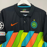 Shop 2021/22 INTER MILAN BASTONI #95 C/L THIRD SHIRT (XL) NIKE, classic football shirts, vintage football shirts & retro soccer jerseys at Cult Kits