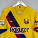 Shop 2019/20 BARCELONA AWAY SHIRT (L) NIKE, classic football shirts, vintage football shirts & retro soccer jerseys at Cult Kits