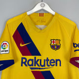 Shop 2019/20 BARCELONA AWAY SHIRT (L) NIKE, classic football shirts, vintage football shirts & retro soccer jerseys at Cult Kits