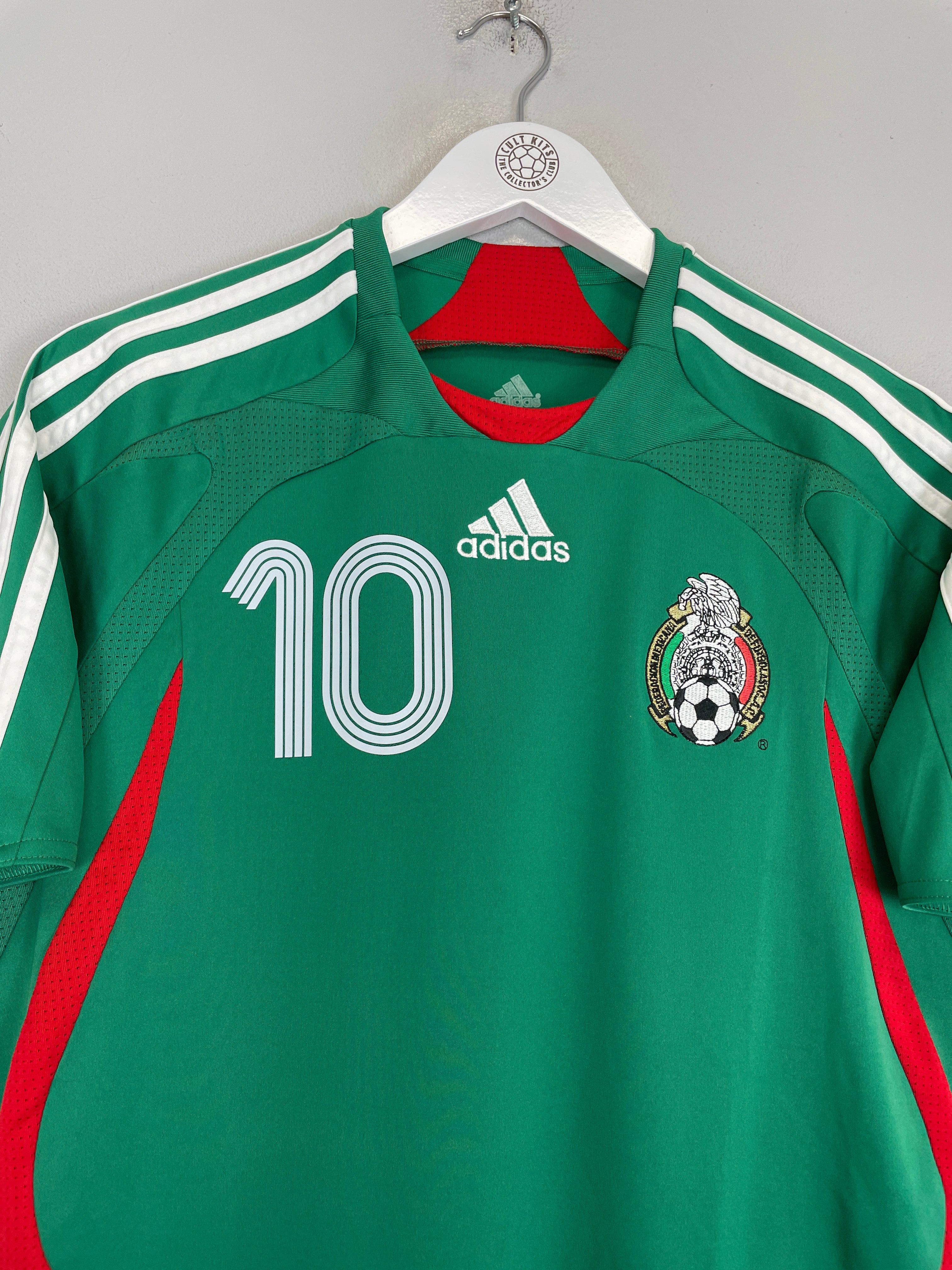 Shop 2007/08 MEXICO C.BLANCO #10 HOME SHIRT (S) ADIDAS, classic football shirts, vintage football shirts & retro soccer jerseys at Cult Kits