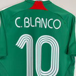 Shop 2007/08 MEXICO C.BLANCO #10 HOME SHIRT (S) ADIDAS, classic football shirts, vintage football shirts & retro soccer jerseys at Cult Kits