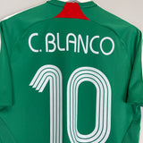 Shop 2007/08 MEXICO C.BLANCO #10 HOME SHIRT (S) ADIDAS, classic football shirts, vintage football shirts & retro soccer jerseys at Cult Kits