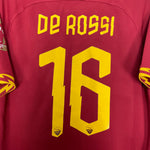 Shop 2019/20 ROMA DE ROSSI #16 HOME SHIRT (L) NIKE, classic football shirts, vintage football shirts & retro soccer jerseys at Cult Kits