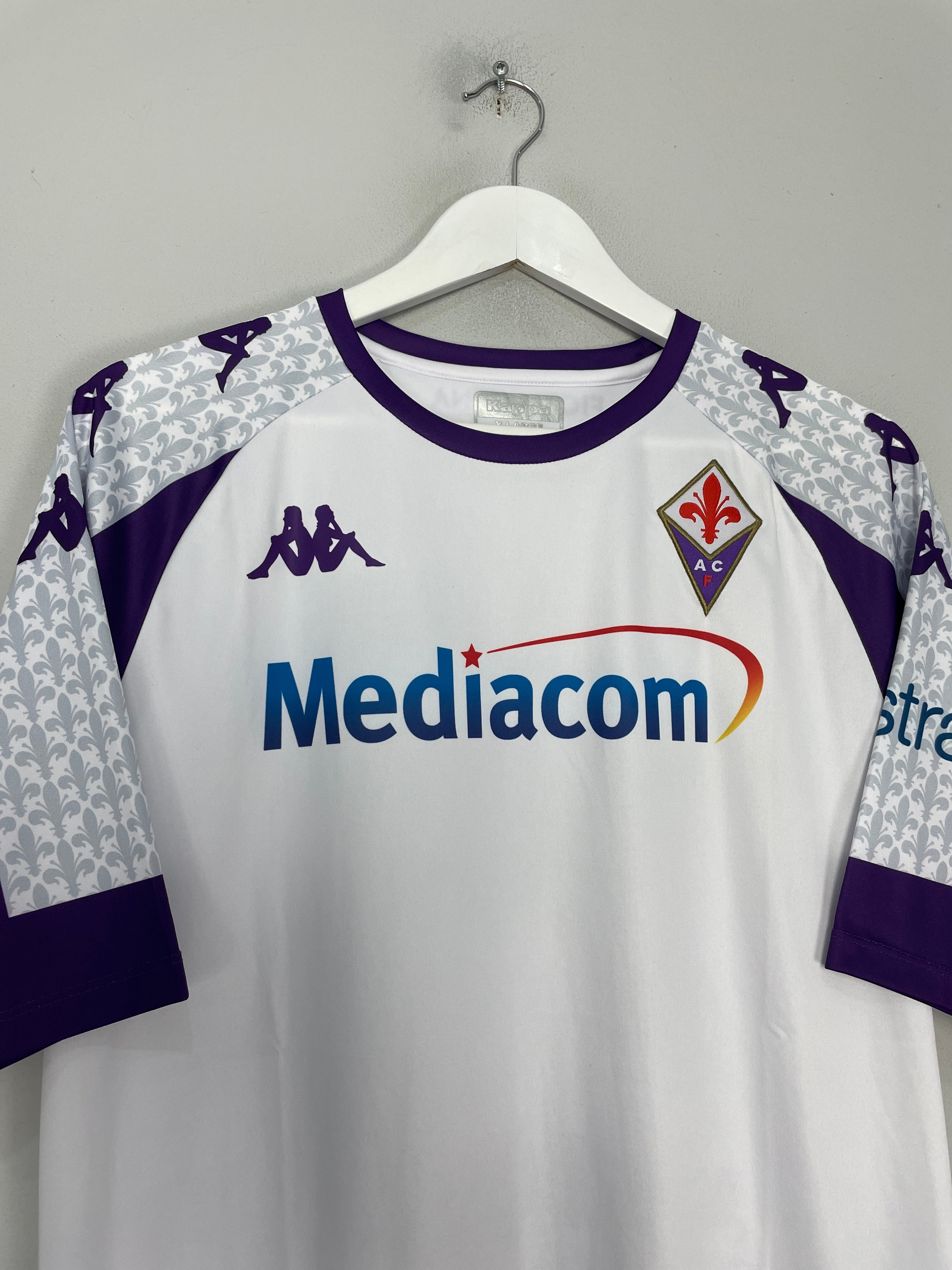Shop 2020/21 FIORENTINA CHIESA #25 AWAY SHIRT (XL) KAPPA, classic football shirts, vintage football shirts & retro soccer jerseys at Cult Kits