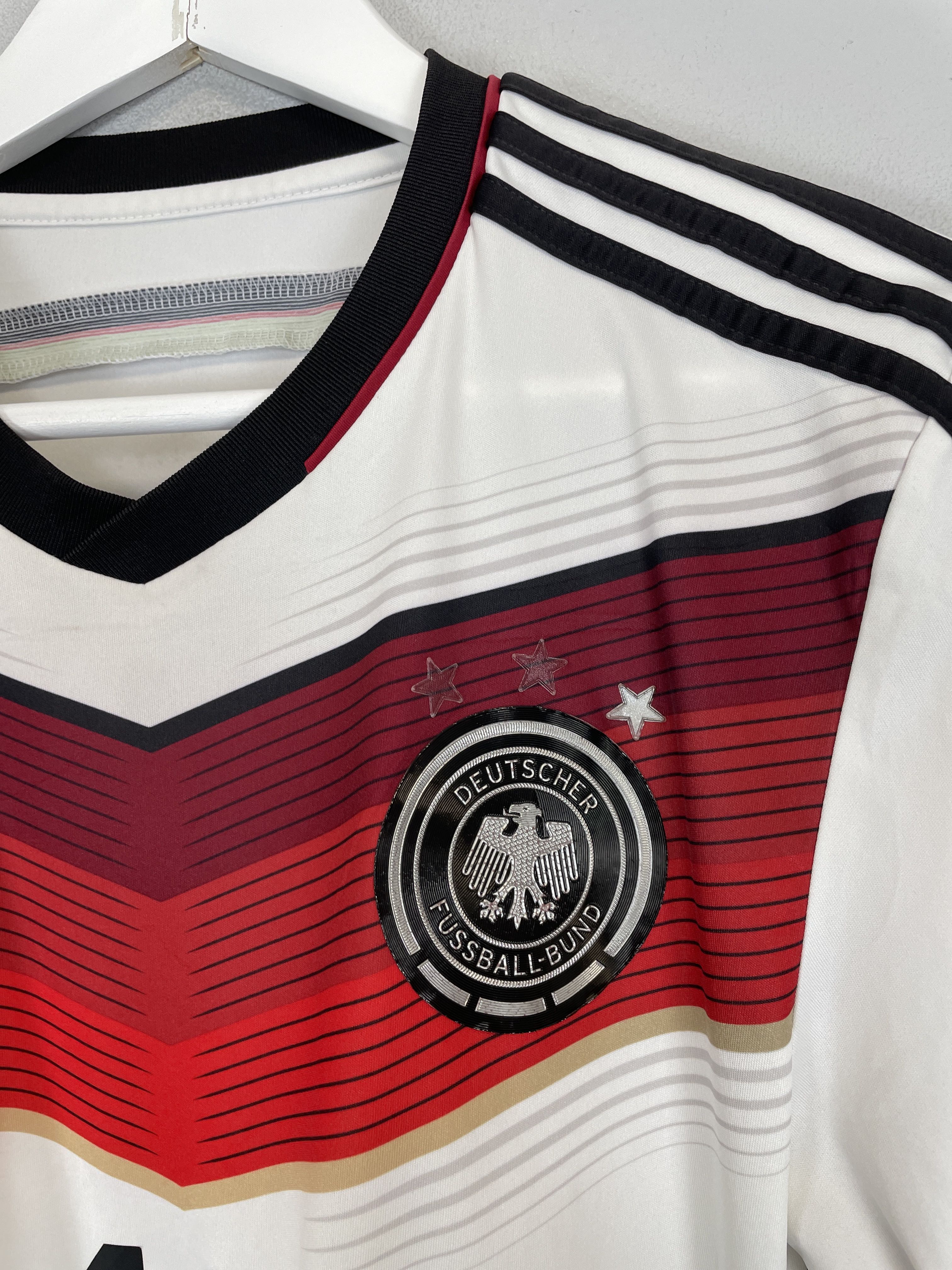 Shop 2014/15 GERMANY GOTZE #19 HOME SHIRT (S) ADIDAS, classic football shirts, vintage football shirts & retro soccer jerseys at Cult Kits