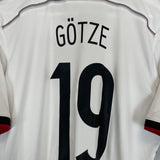 Shop 2014/15 GERMANY GOTZE #19 HOME SHIRT (S) ADIDAS, classic football shirts, vintage football shirts & retro soccer jerseys at Cult Kits