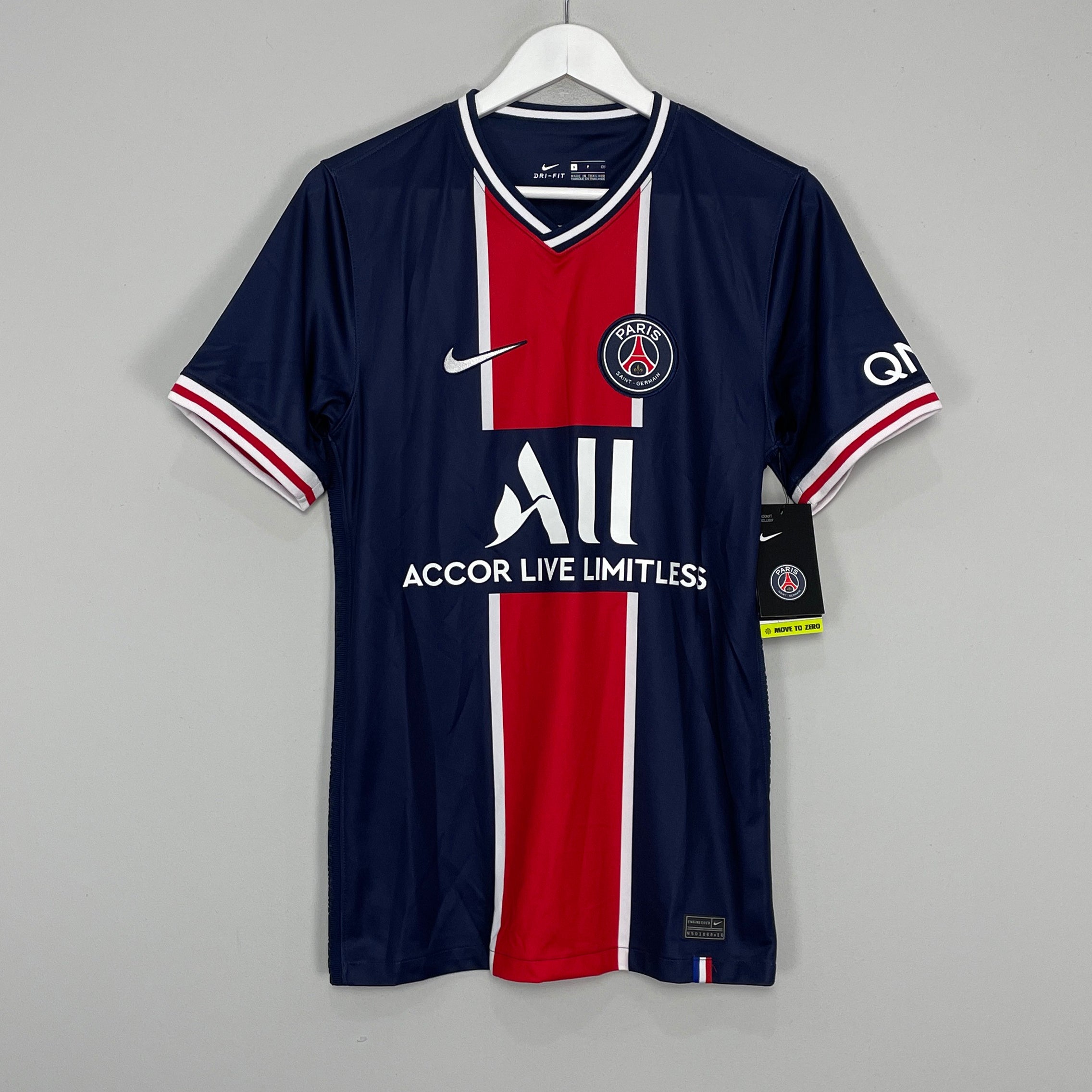 Shop 2020/21 PSG *BNWT* HOME SHIRT (S) NIKE, classic football shirts, vintage football shirts & retro soccer jerseys at Cult Kits