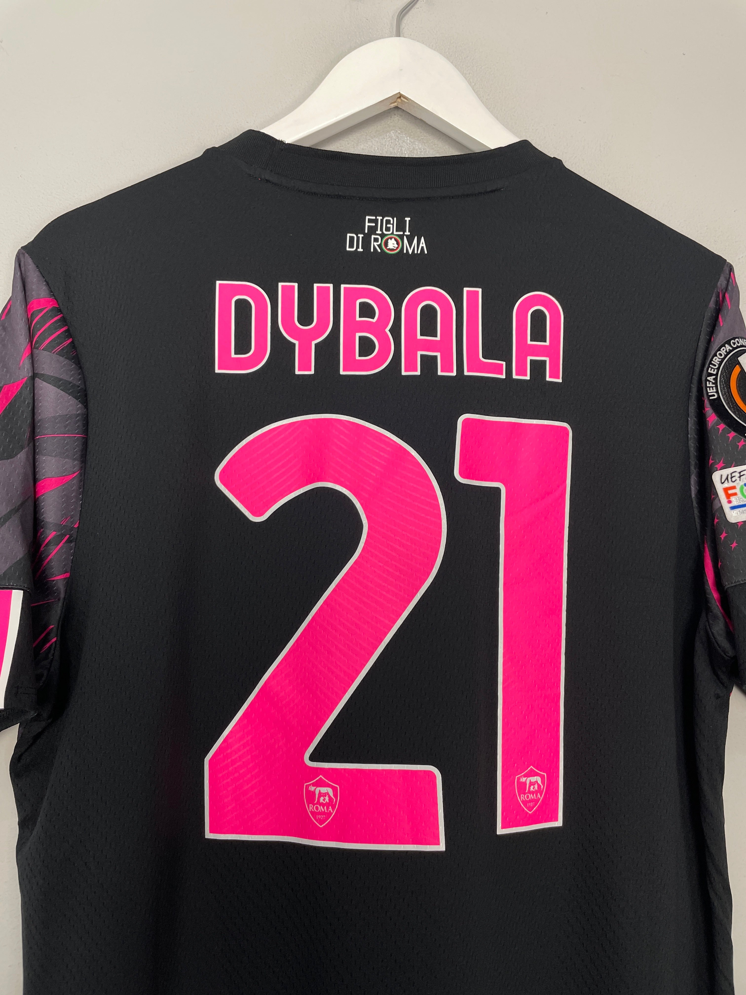Shop 2022/23 ROMA DYBALA #21 E/L THIRD SHIRT (L) NEW BALANCE, classic football shirts, vintage football shirts & retro soccer jerseys at Cult Kits