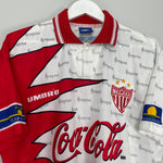 Shop 1999 NECAXA HOME SHIRT (L) UMBRO, classic football shirts, vintage football shirts & retro soccer jerseys at Cult Kits