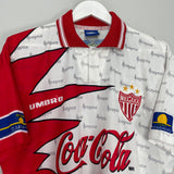 Shop 1999 NECAXA HOME SHIRT (L) UMBRO, classic football shirts, vintage football shirts & retro soccer jerseys at Cult Kits