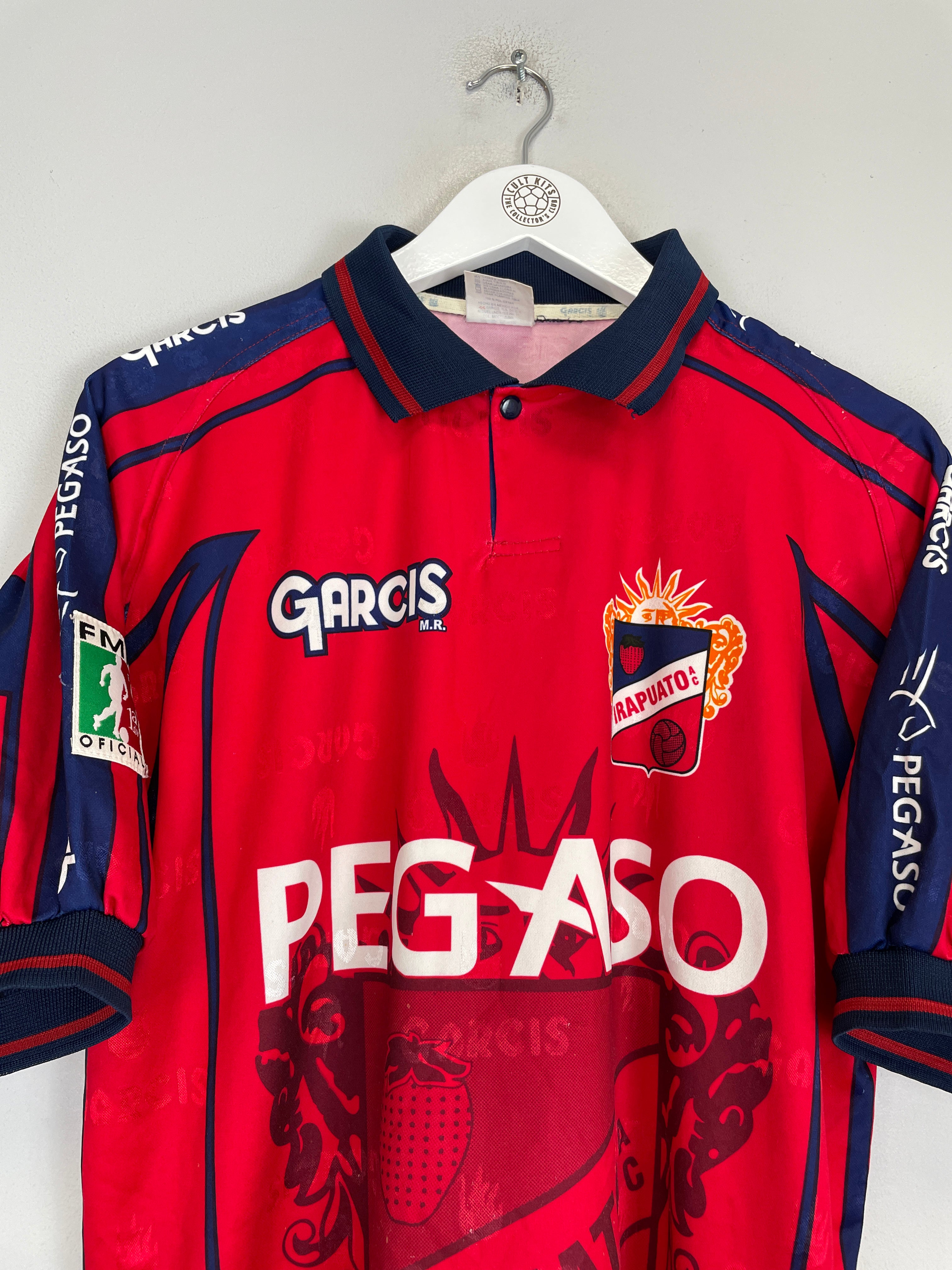 Shop 2000/01 IRAPUATO #4 HOME SHIRT (XL) GARCIS, classic football shirts, vintage football shirts & retro soccer jerseys at Cult Kits