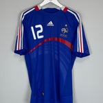 Shop 2007/08 FRANCE HENRY #12 HOME SHIRT (M) ADIDAS, classic football shirts, vintage football shirts & retro soccer jerseys at Cult Kits