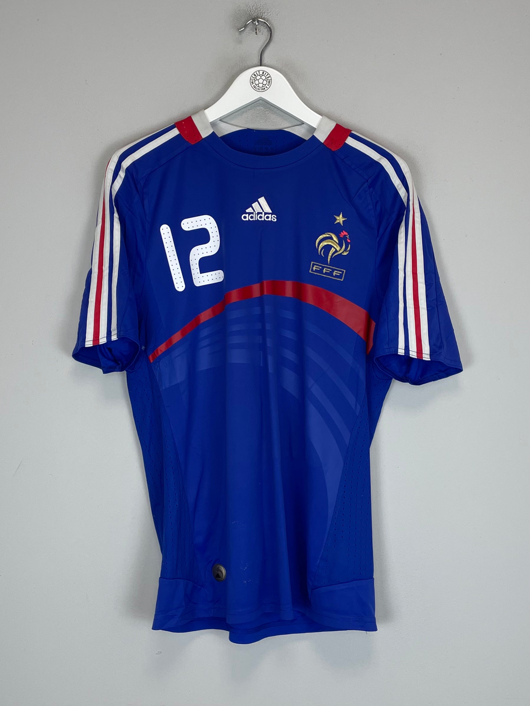 Shop 2007/08 FRANCE HENRY #12 HOME SHIRT (M) ADIDAS, classic football shirts, vintage football shirts & retro soccer jerseys at Cult Kits