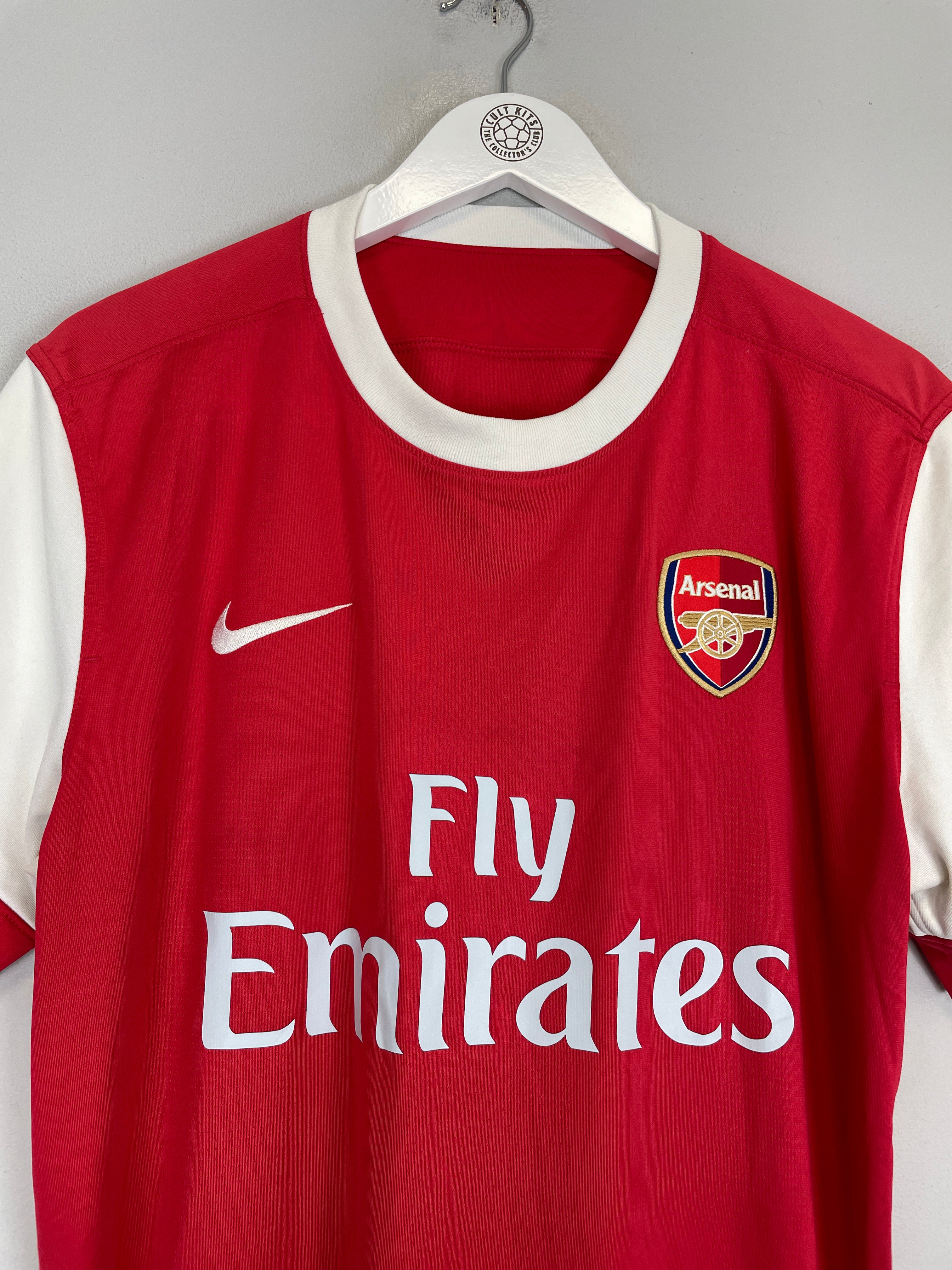 Shop 2010/11 ARSENAL VELA #11 HOME SHIRT (L) NIKE, classic football shirts, vintage football shirts & retro soccer jerseys at Cult Kits