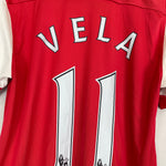 Shop 2010/11 ARSENAL VELA #11 HOME SHIRT (L) NIKE, classic football shirts, vintage football shirts & retro soccer jerseys at Cult Kits