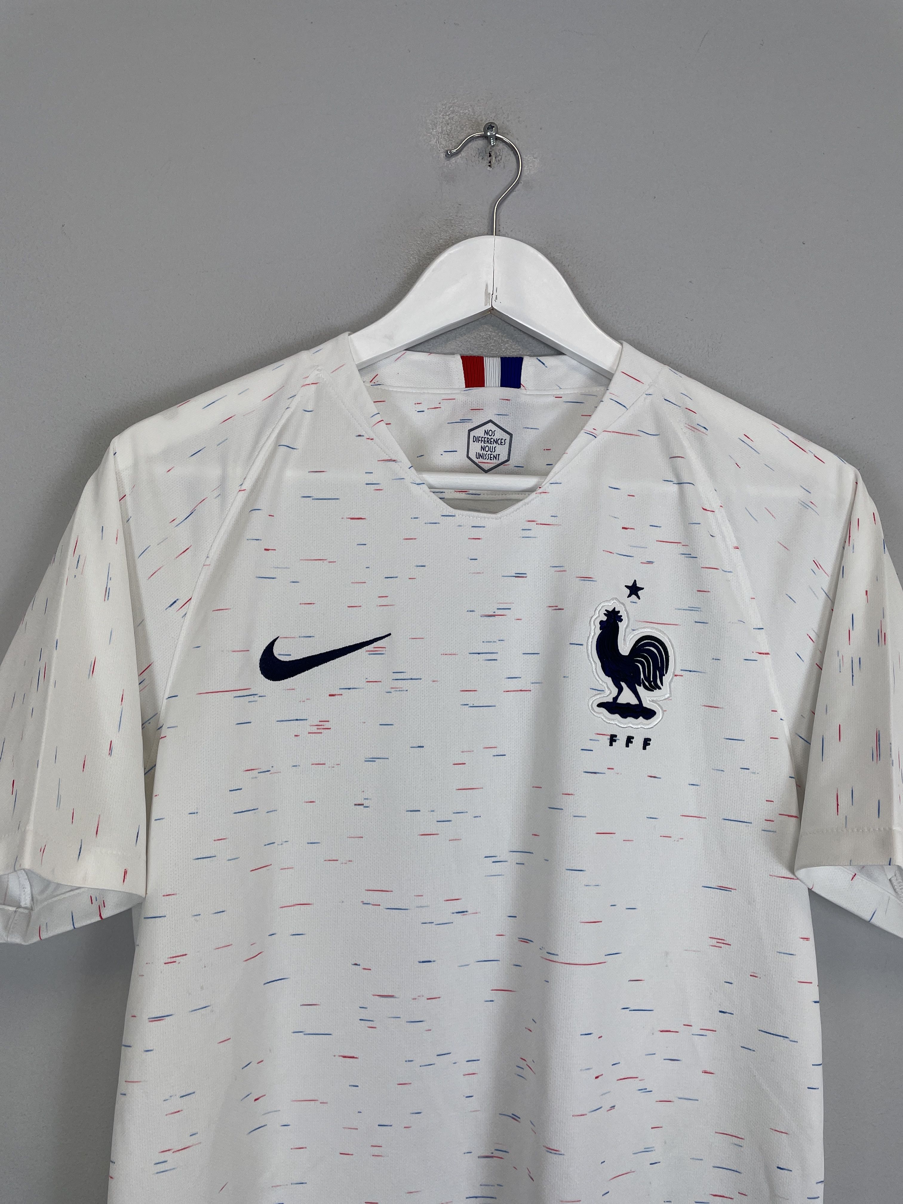 Shop 2018/20 FRANCE AWAY SHIRT (S) NIKE, classic football shirts, vintage football shirts & retro soccer jerseys at Cult Kits