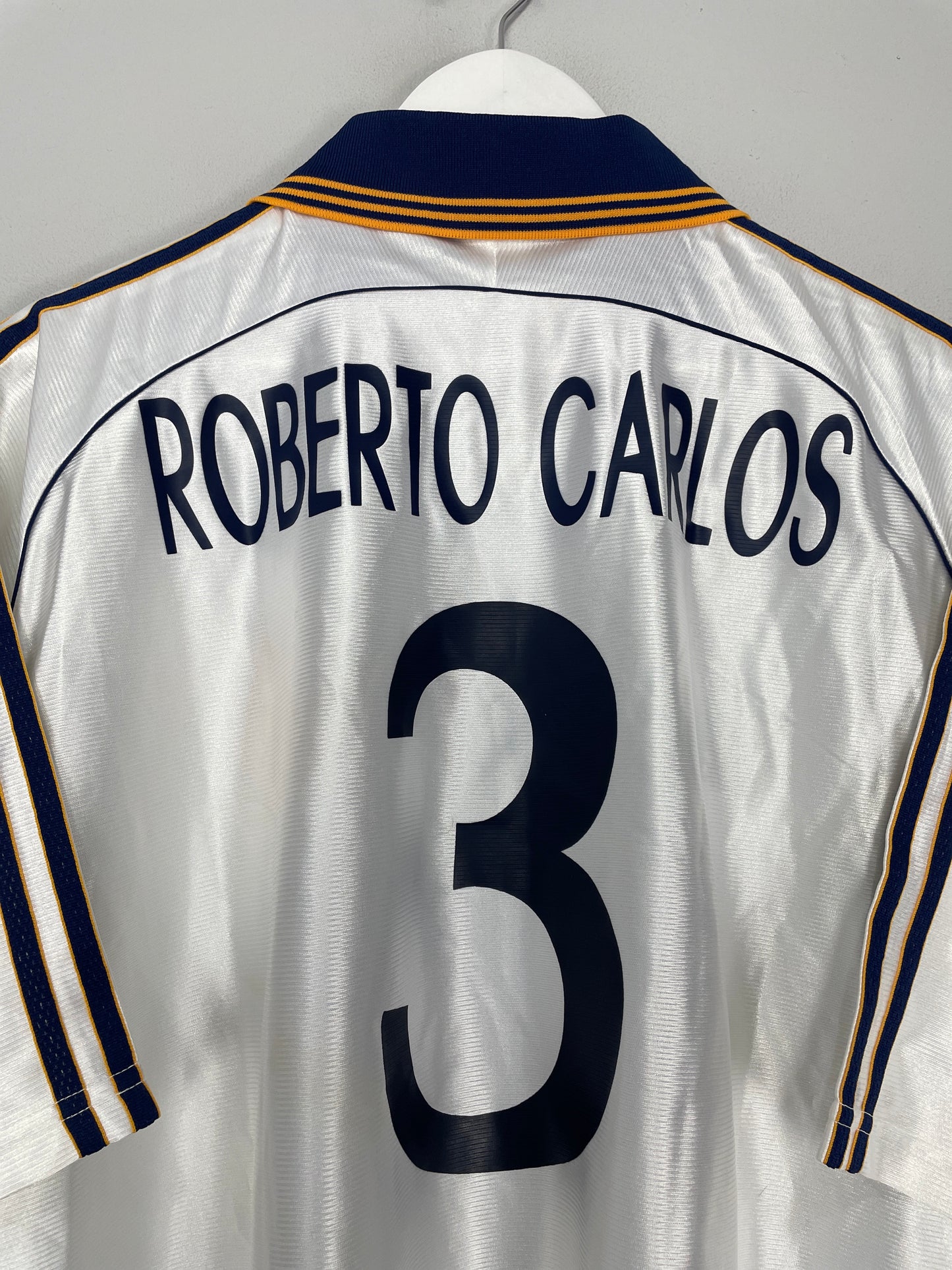 1998/00 REAL MADRID ROBERTO CARLOS HOME SHIRT (XL) ADIDAS
