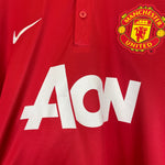 Shop 2013/14 MANCHESTER UNITED ROONEY #10 HOME SHIRT (XL) NIKE, classic football shirts, vintage football shirts & retro soccer jerseys at Cult Kits