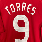 Shop 2008/10 LIVERPOOL TORRES #9 HOME SHIRT (M) ADIDAS, classic football shirts, vintage football shirts & retro soccer jerseys at Cult Kits