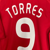 Shop 2008/10 LIVERPOOL TORRES #9 HOME SHIRT (M) ADIDAS, classic football shirts, vintage football shirts & retro soccer jerseys at Cult Kits