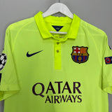 Shop 2014/15 BARCELONA MESSI #10 C/L THIRD SHIRT (M) NIKE, classic football shirts, vintage football shirts & retro soccer jerseys at Cult Kits