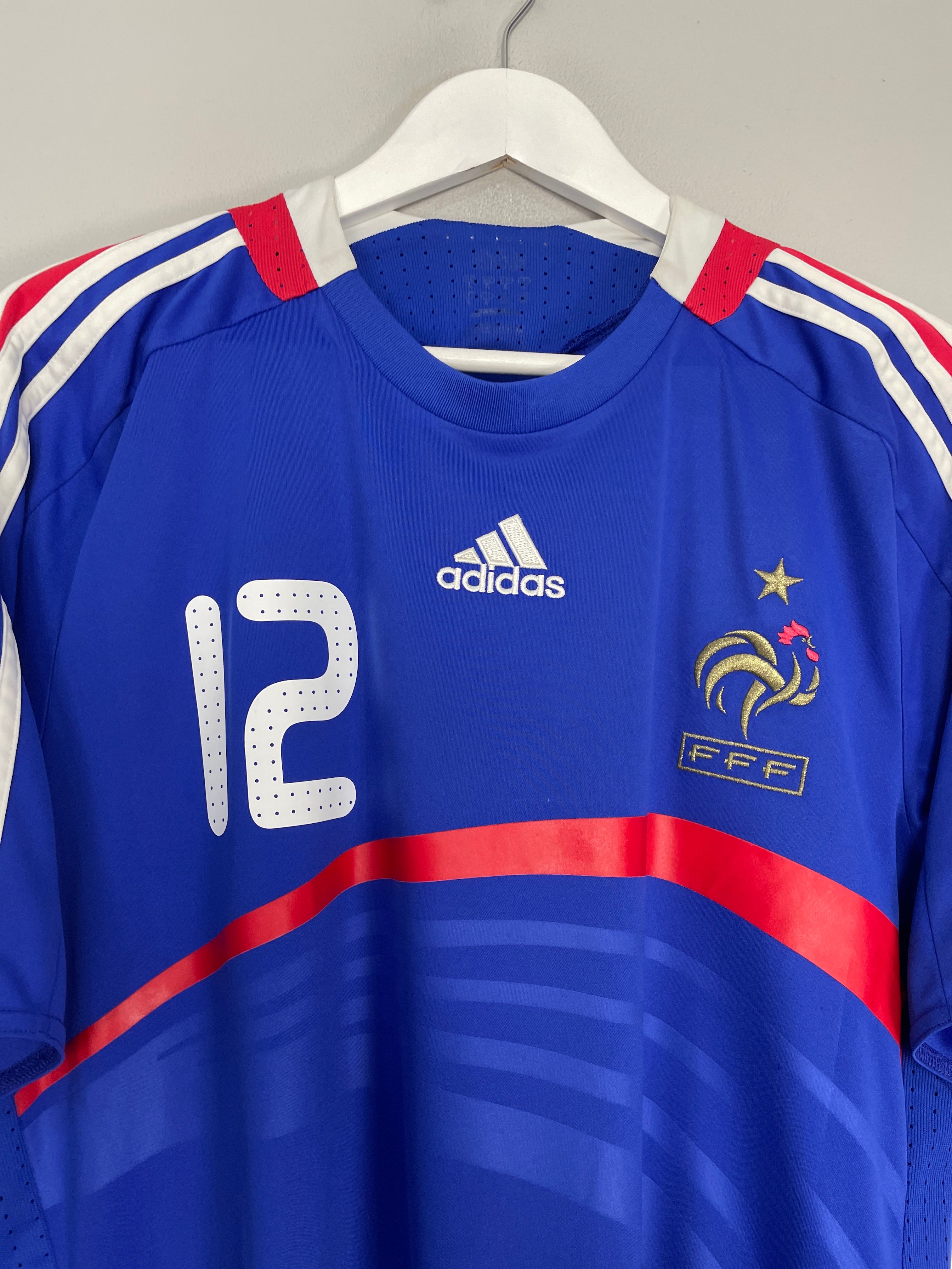 Shop 2007/08 FRANCE HENRY #12 HOME SHIRT (L) ADIDAS, classic football shirts, vintage football shirts & retro soccer jerseys at Cult Kits