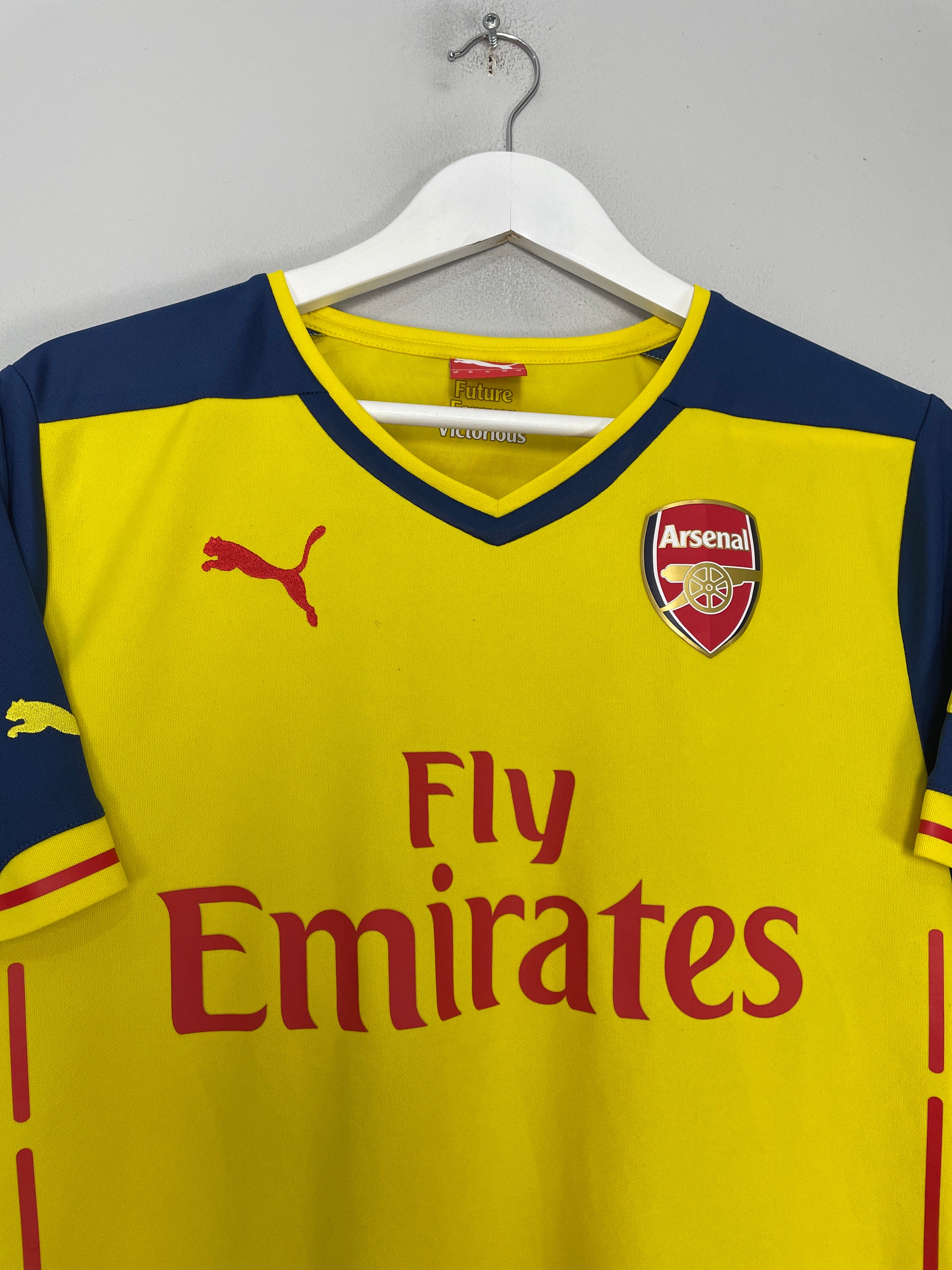 Shop 2014/15 ARSENAL OZIL #11 AWAY SHIRT (M) PUMA, classic football shirts, vintage football shirts & retro soccer jerseys at Cult Kits