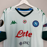 Shop 2020/21 NAPOLI OSIMHEN #9 E/L AWAY SHIRT (XXL) KAPPA, classic football shirts, vintage football shirts & retro soccer jerseys at Cult Kits