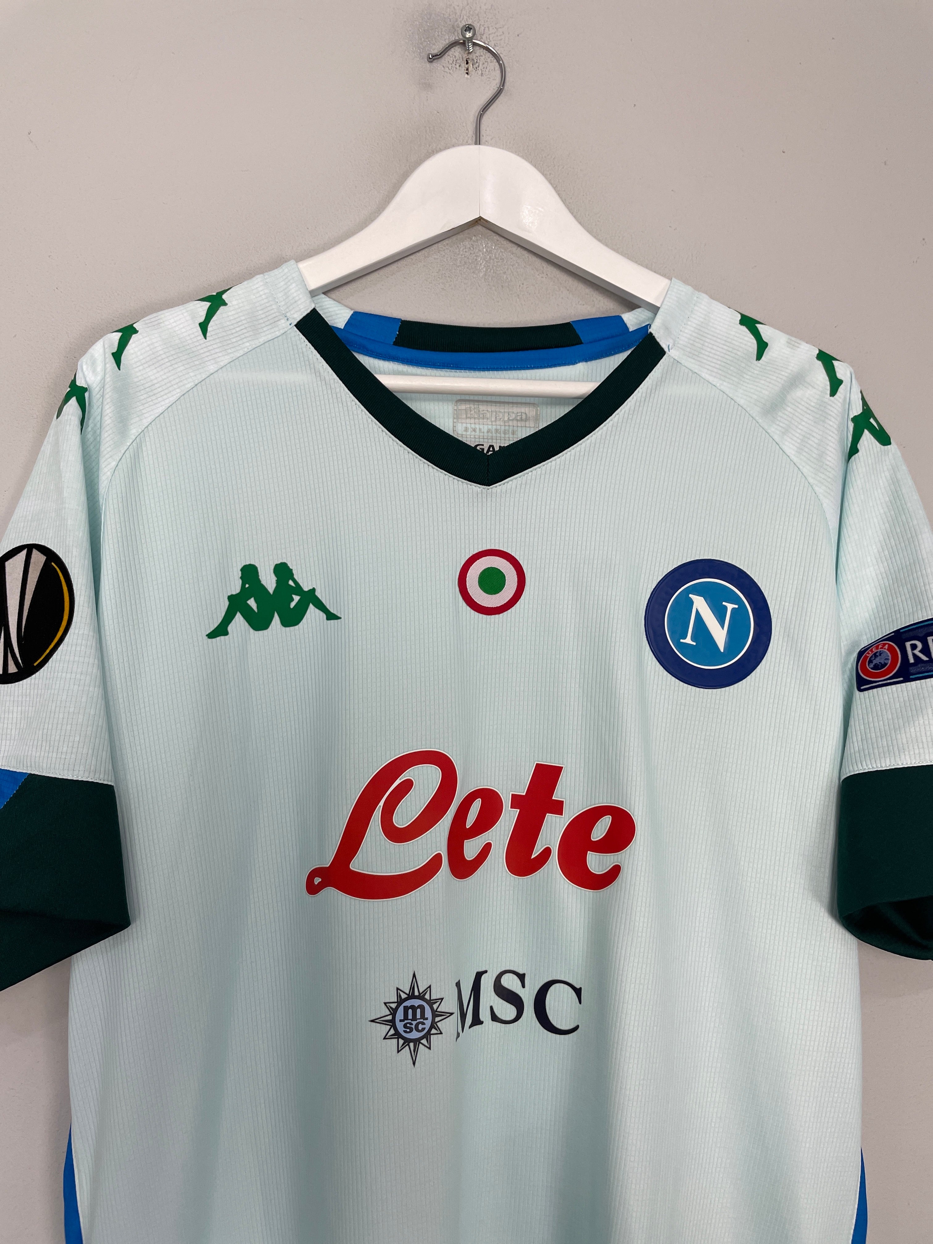 Shop 2020/21 NAPOLI OSIMHEN #9 E/L AWAY SHIRT (XXL) KAPPA, classic football shirts, vintage football shirts & retro soccer jerseys at Cult Kits