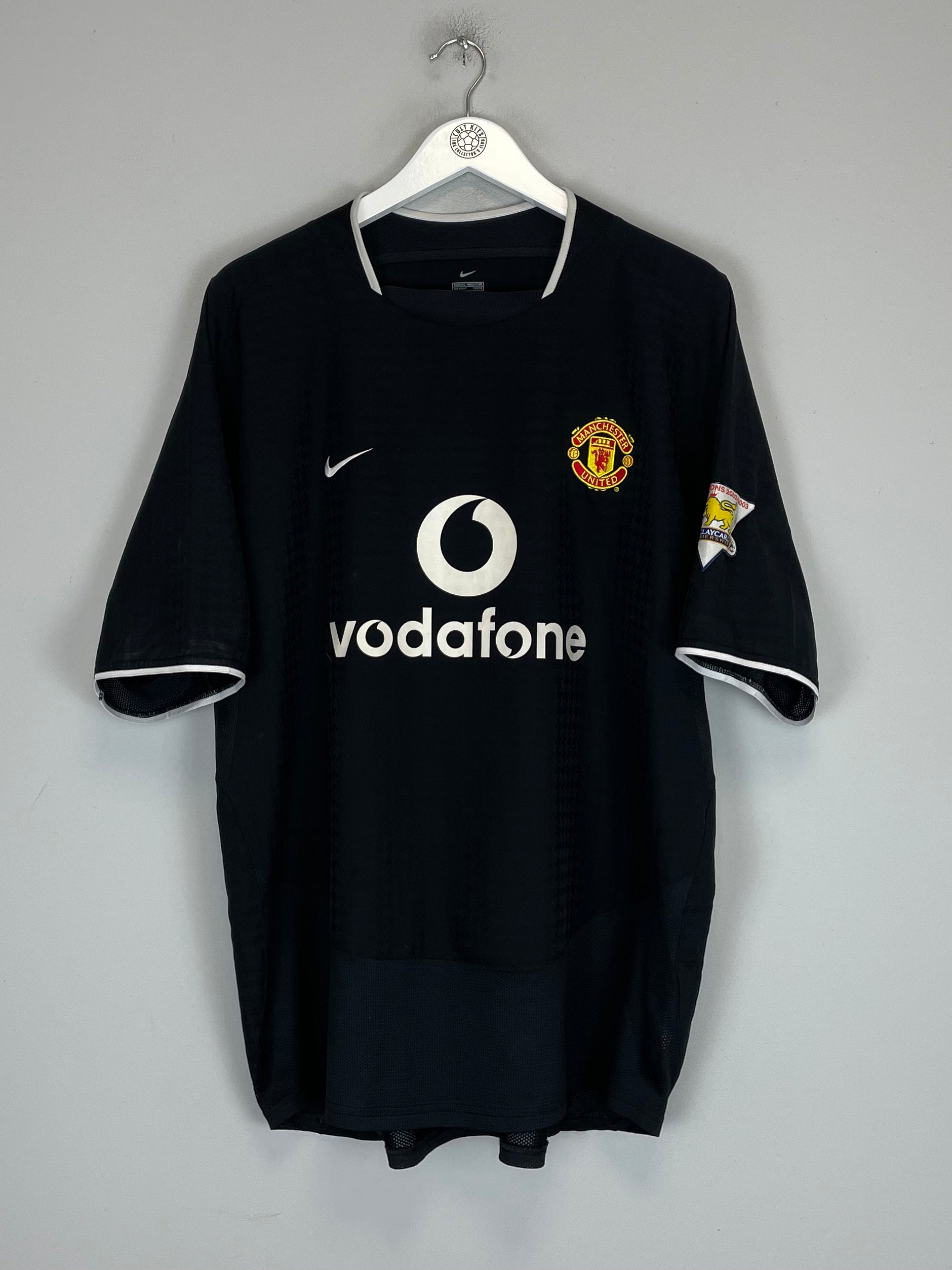 Shop 2003/05 MANCHESTER UNITED V.NISTELROOY #10 AWAY SHIRT (XL) NIKE, classic football shirts, vintage football shirts & retro soccer jerseys at Cult Kits