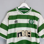 Shop 1999/01 CELTIC HOME SHIRT (XL) UMBRO, classic football shirts, vintage football shirts & retro soccer jerseys at Cult Kits