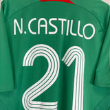2007/08 MEXICO CASTILLO #21 HOME SHIRT (XL) ADIDAS