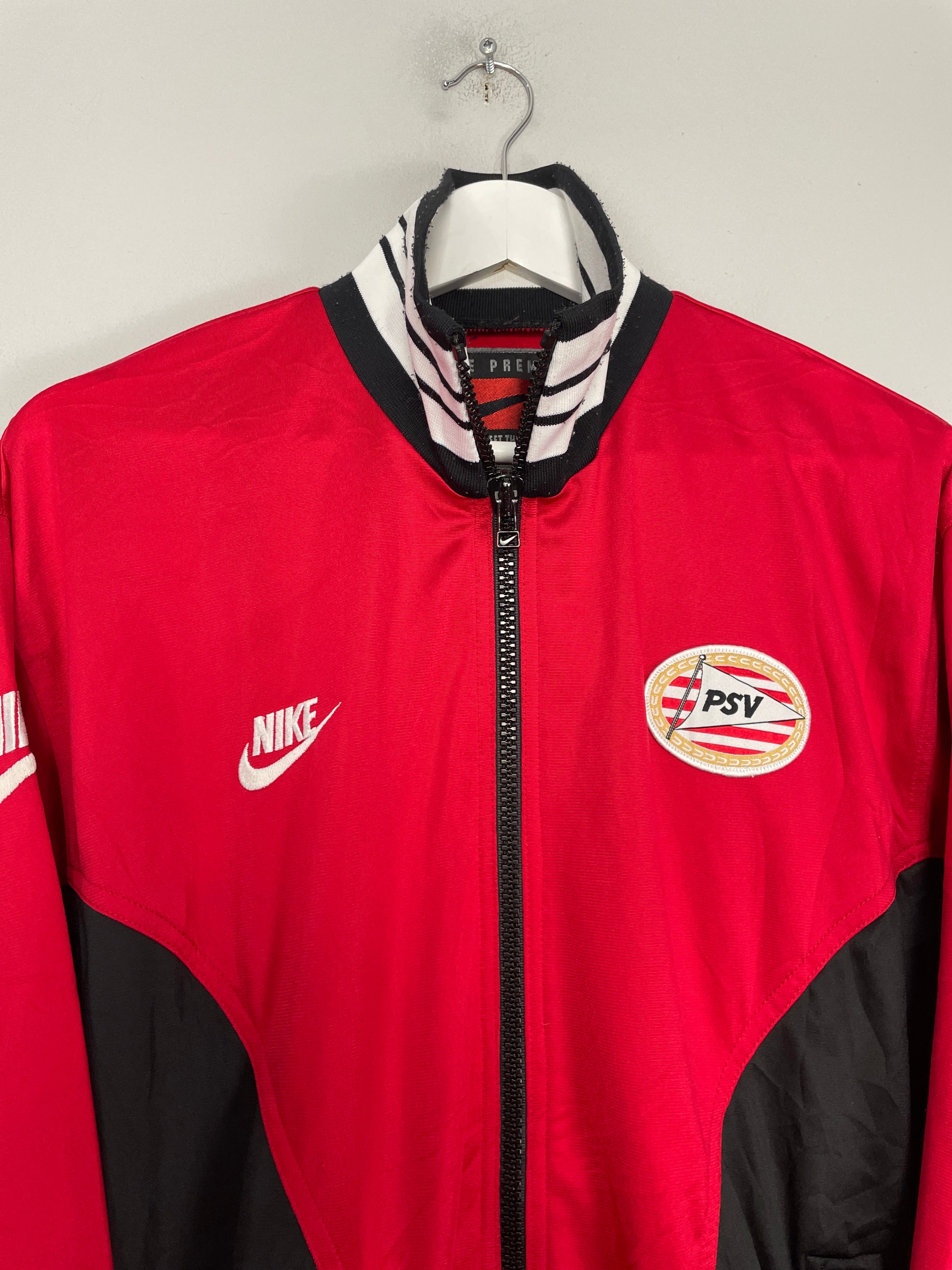 Shop 1996/97 PSV TRACK JACKET (M) NIKE, classic football shirts, vintage football shirts & retro soccer jerseys at Cult Kits