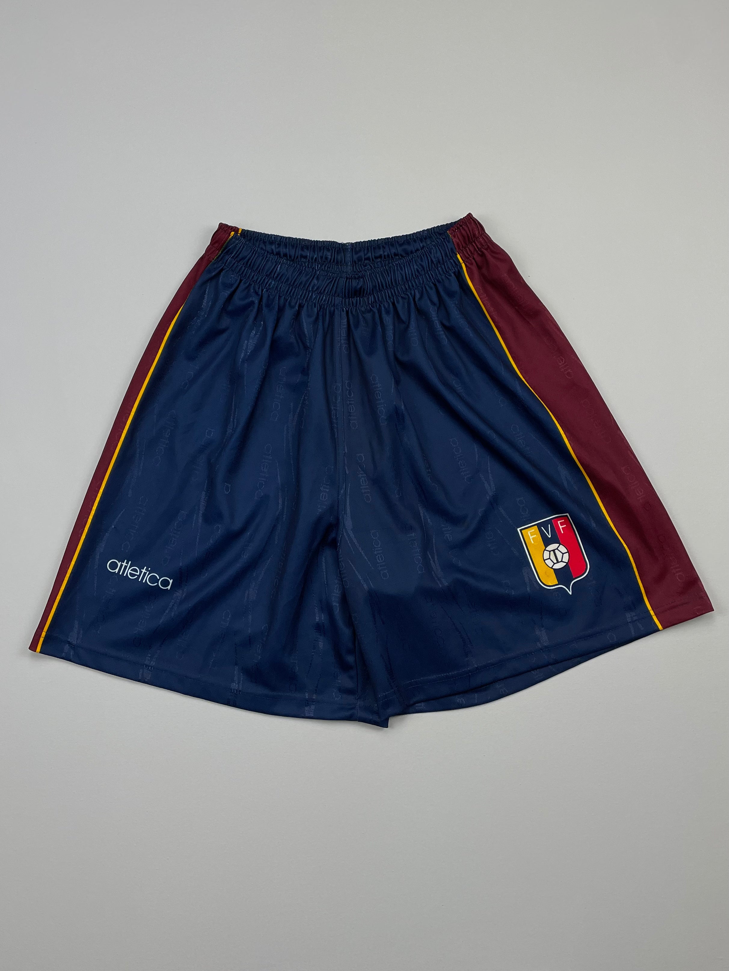 Shop 2000 VENEZUELA HOME SHORTS (XL) ATLETICA, classic football shirts, vintage football shirts & retro soccer jerseys at Cult Kits