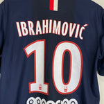 Shop 2014/15 PSG IBRAHIMOVIC #10 *BNWT* HOME SHIRT (M) NIKE, classic football shirts, vintage football shirts & retro soccer jerseys at Cult Kits