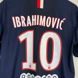 Shop 2014/15 PSG IBRAHIMOVIC #10 *BNWT* HOME SHIRT (M) NIKE, classic football shirts, vintage football shirts & retro soccer jerseys at Cult Kits