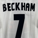 Shop 1997/99 MANCHESTER UNITED BECKHAM #7 AWAY SHIRT (L) UMBRO, classic football shirts, vintage football shirts & retro soccer jerseys at Cult Kits