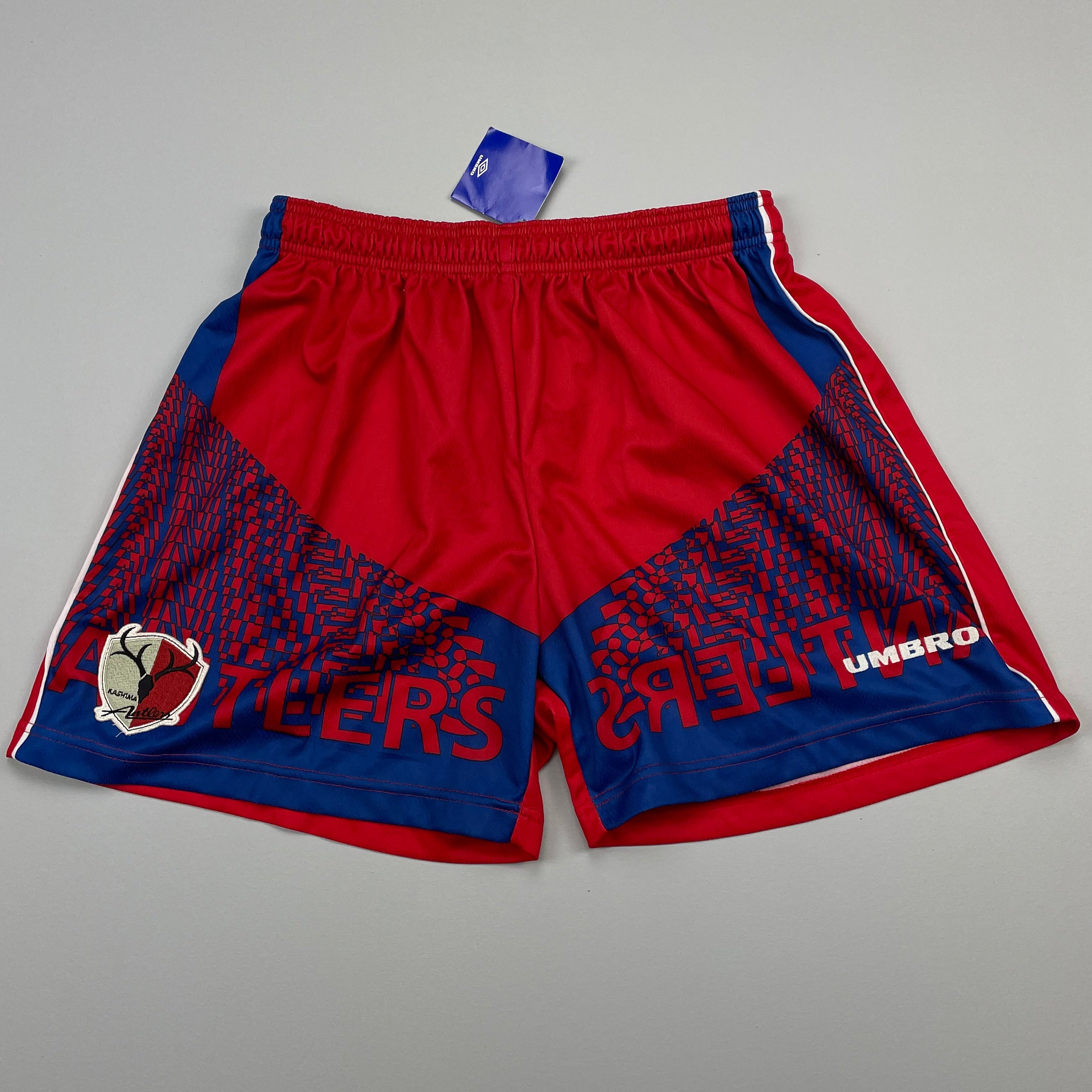 Shop 1997/98 KASHIMA ANTLERS *BNWT* HOME SHORTS (XL) UMBRO, classic football shirts, vintage football shirts & retro soccer jerseys at Cult Kits