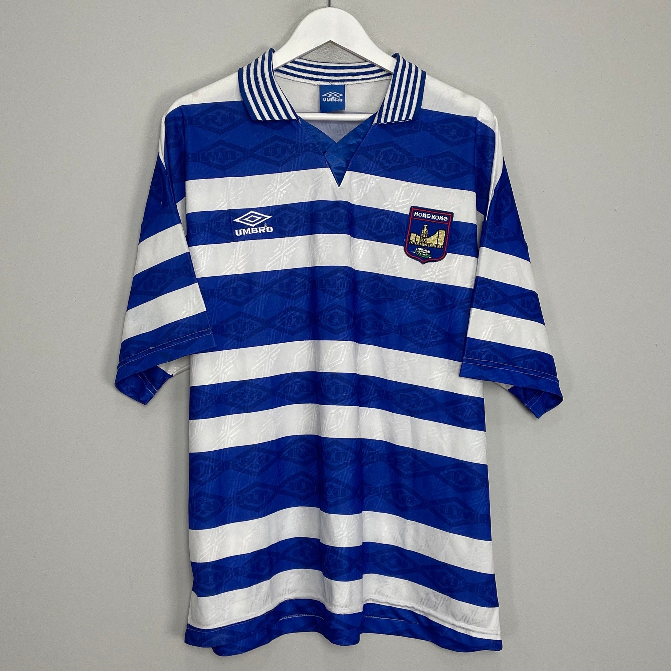 Shop 1996 HONG KONG HOME SHIRT (XXL) UMBRO, classic football shirts, vintage football shirts & retro soccer jerseys at Cult Kits