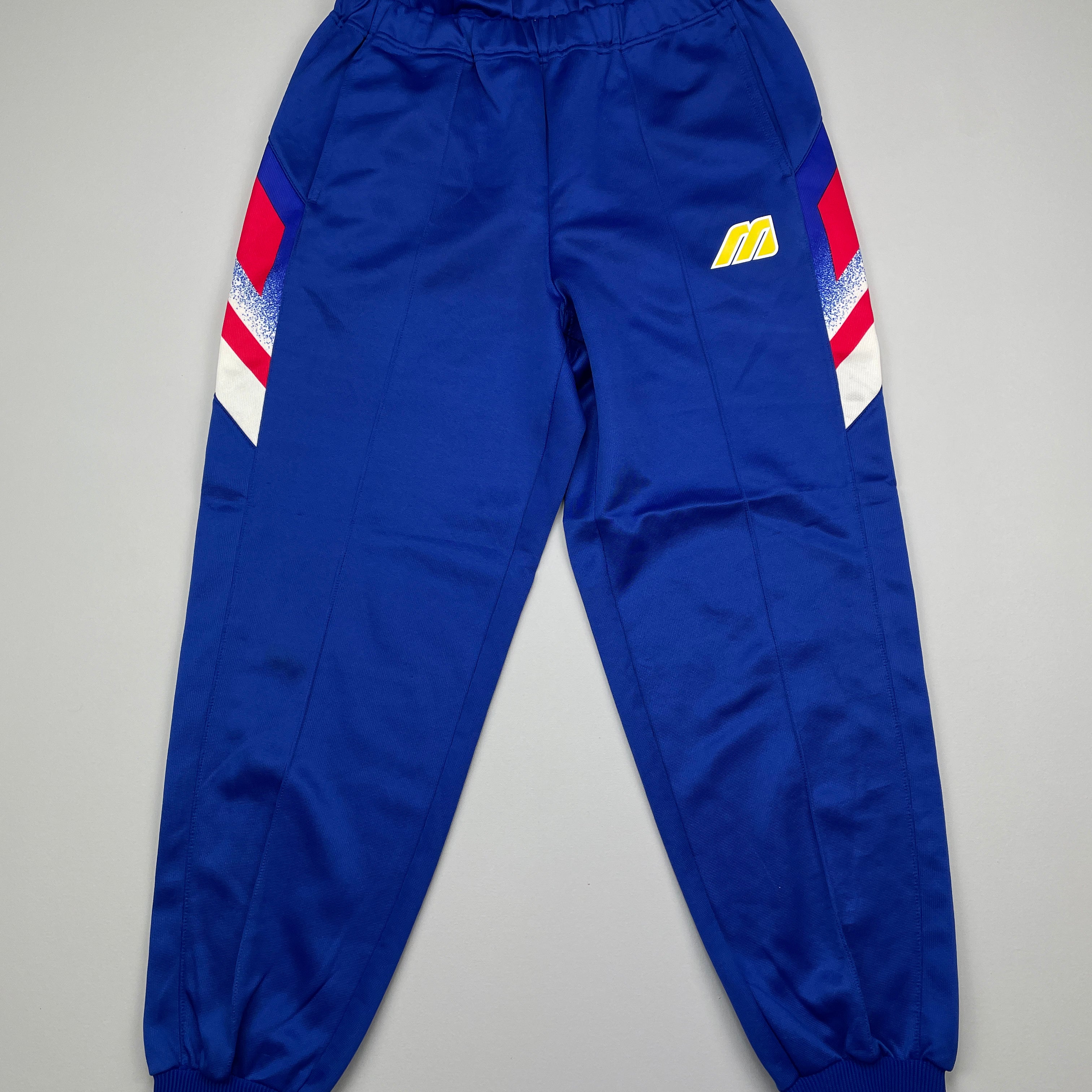 Shop 1996 YOKOHAMA MARINOS TRACKSUIT BOTTOMS (L) MIZUNO, classic football shirts, vintage football shirts & retro soccer jerseys at Cult Kits