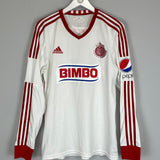 Shop 2012/13 CHIVAS MICHEL #1 L/S AWAY SHIRT (L) ADIDAS, classic football shirts, vintage football shirts & retro soccer jerseys at Cult Kits