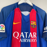 Shop 2016/17 BARCELONA MESSI #10 HOME SHIRT (XL) NIKE, classic football shirts, vintage football shirts & retro soccer jerseys at Cult Kits