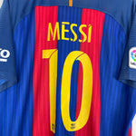 Shop 2016/17 BARCELONA MESSI #10 HOME SHIRT (XL) NIKE, classic football shirts, vintage football shirts & retro soccer jerseys at Cult Kits
