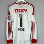 Shop 2012/13 CHIVAS MICHEL #1 L/S AWAY SHIRT (L) ADIDAS, classic football shirts, vintage football shirts & retro soccer jerseys at Cult Kits